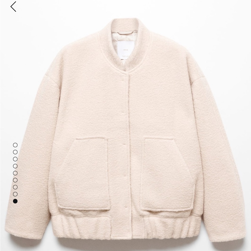 Mango oversized bomber jacket
